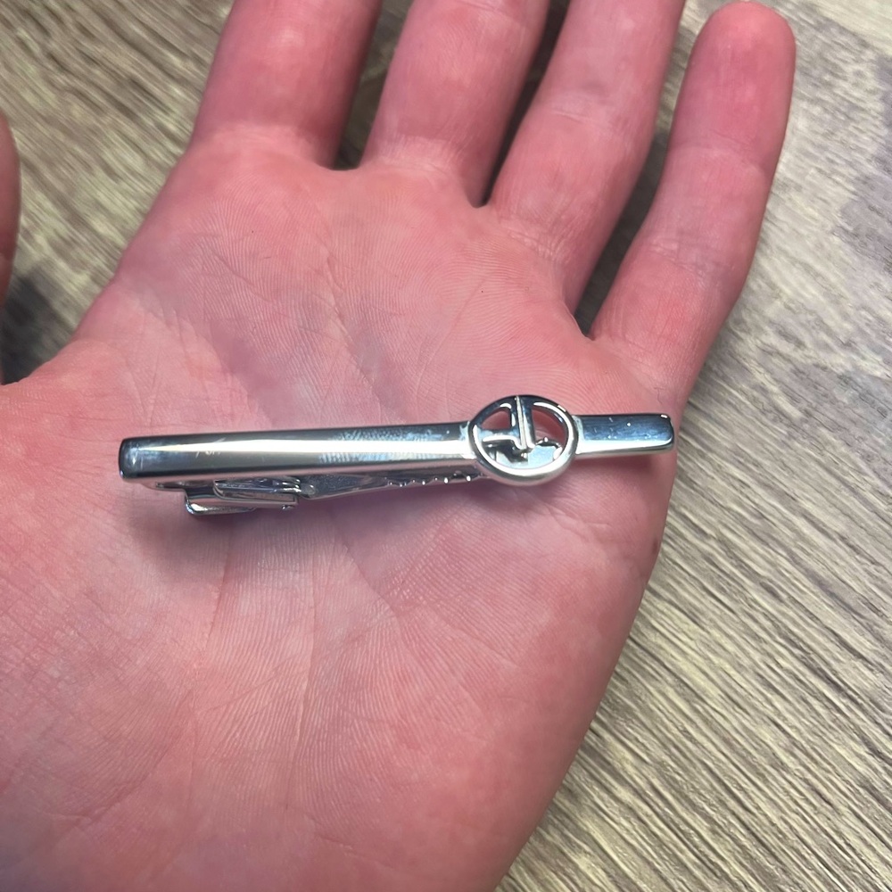 Dunhill Vintage Silver Tie Clip - Excellent Condition